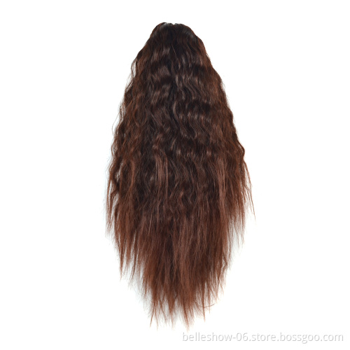 Hot sell short kinky curly ponytail synthetic ponytail drawstring Afro ponytail hair extensions synthetic hair